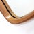 Mid-Century Modern Mid Century Danish Teak Sculpted Shield Mirror For Sale - Image 3 of 10