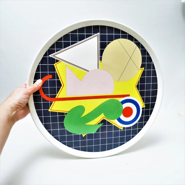 Ceramic Dish by Lucio Del Pezzo for Pozzi, in Very Good conditions. Designed 1970 to 1979 This piece has an attribution...