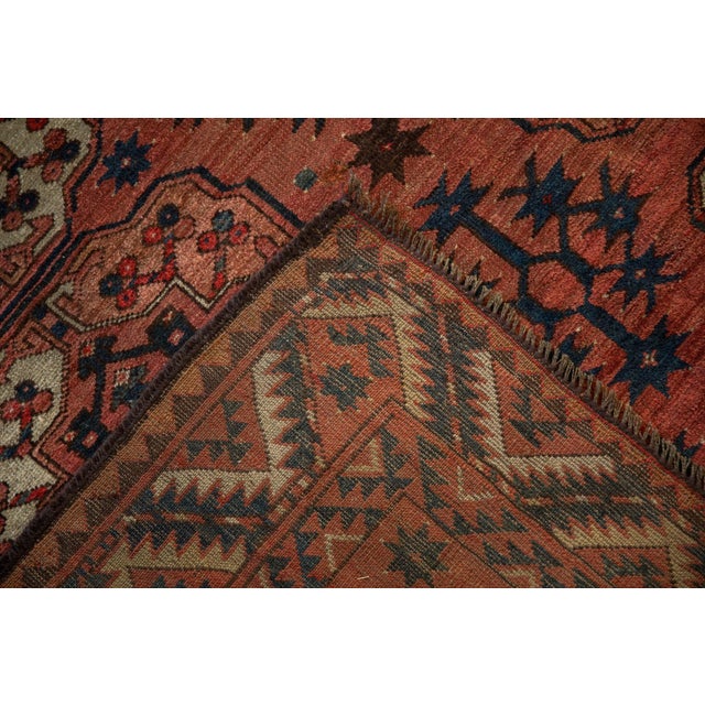 Antique Beshir Square Carpet - 7'1" x 7'10" For Sale - Image 10 of 10