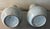 Vintage Japanese Raku Crackle Glaze Studio Art Pottery Showa Period Gourd Shape Vases - A Pair For Sale - Image 12 of 17