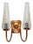 2-Armed Wall Lamp from Elmet Zabrze, Poland, 1970s For Sale