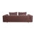 Set of Fabric Corduroy Moss Three-Seater Sofa and Ottoman in Pink Mauve Sofa from COR For Sale - Image 9 of 14