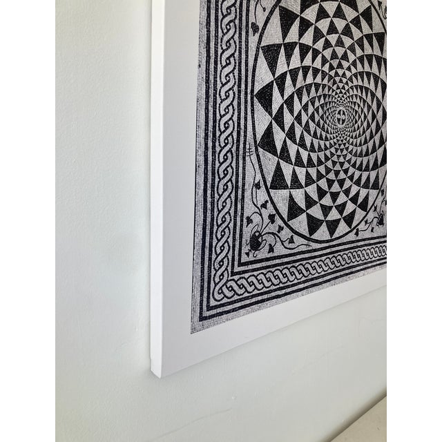 Modern William Gray Harris Photography on Canvas “ Roman Mosaic From the Seaside Villa at Barcola" For Sale - Image 3 of 7