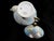 1970s Shofu Japan Footed Blue Teapot With Grapes and Raised Gold Trim For Sale In San Francisco - Image 6 of 7