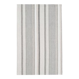 Dash & Albert by Annie Selke Gradation Ticking Indoor/Outdoor Rug, 10' x 14' For Sale