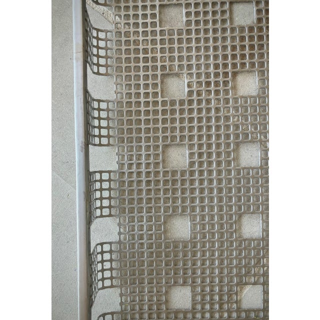 Late 20th-Century Industrial Chic Wrought & Perforated Steel Double-Handled Tray For Sale - Image 15 of 18