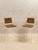 Set of 3 White 'Campagne' Counter Stools by Design Frères For Sale In Los Angeles - Image 6 of 12
