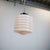 Circa 1950. We offer this Art Deco Pink Glass Pendant Light. The entire electrical system is new and works perfectly.