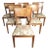 Set of Six Vintage Modern Dining Chairs For Sale