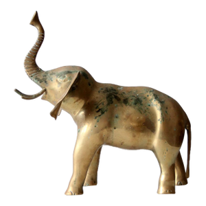 Vintage Brass Elephant