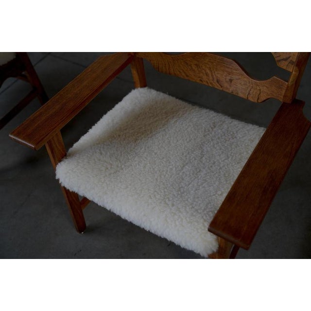 Lounge Chairs by Henning Kjearnulf, Denmark, 1960s, Set of 2 For Sale - Image 13 of 14