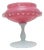 Pink Empoli Glass Bowl, Italy, 1960s For Sale