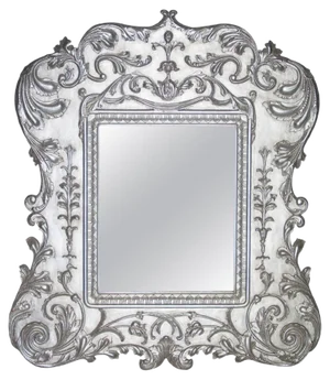 Neoclassical Regency or Empire Style Wood Mirror, 1970s