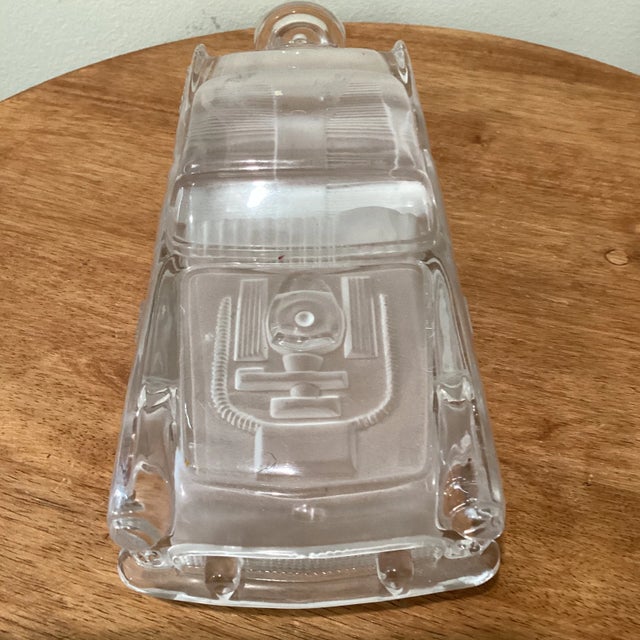 Mid 20th Century Mid 20th Century Hofbauer Frosted Crystal Glass Ford Thunderbird 1956s For Sale - Image 5 of 12