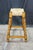 2 Vintage Spanish Revival Country French Barley Twist Stools Rush Saddle Seats For Sale - Image 12 of 17