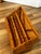 Wood Vintage Bamboo Desk Organizer For Sale - Image 7 of 8