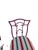 Ornamental & Decorative Materials 2 Vintage Chinese Chippendale Regency Side Chairs Dining Aluminum Faux Bamboo For Sale - Image 7 of 12