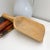 Vintage Hand Carved Wooden Grain Scoop / Primitive Farmhouse Decor / Rustic Kitchen Display For Sale - Image 4 of 5