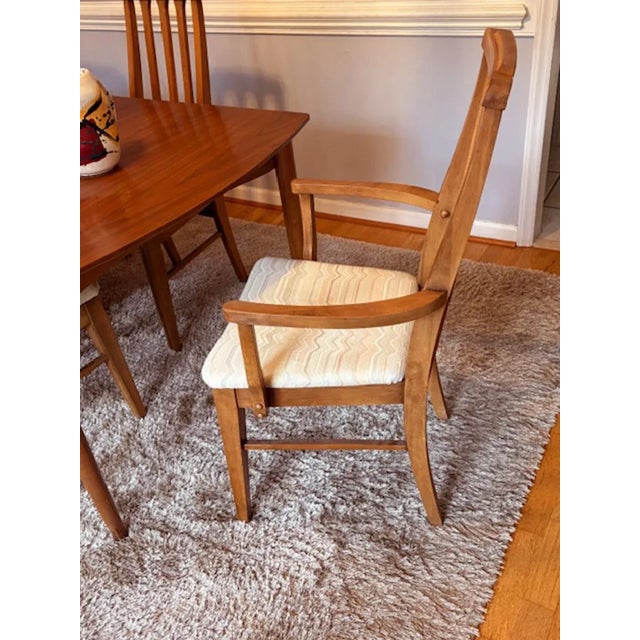 Set of 6 Mid-Century Modern Walnut Dining Chairs by Lenoir of North Carolina A beautifully crafted set of six dining...