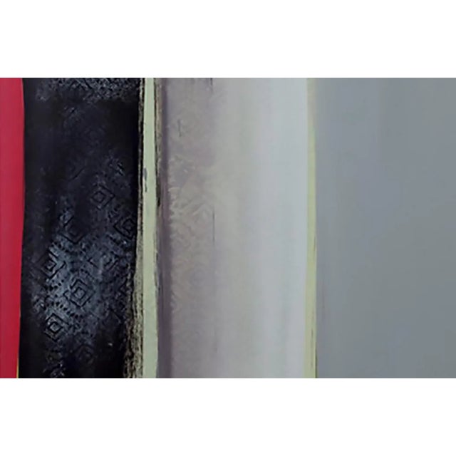 Contemporary Marcy Rosenblat "Gray Center" Painting For Sale - Image 3 of 4