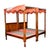Pair 18th Century Antique French Provincial Four Poster Tester Canopy Cherry Twin Beds 1780 For Sale - Image 9 of 17