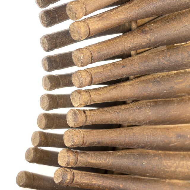 Regina Andrew Rolling Pin Round Mirror For Sale - Image 4 of 9