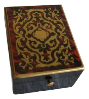 Mid 19th Century French Napoleon III Boulle Style Watch Holder Box