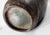 19th Century Rustic Farmhouse Green Painted Leather Fire Bucket For Sale - Image 9 of 10