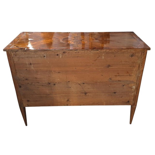 Antique Inlaid Chest of Drawers, 1800s For Sale - Image 5 of 11