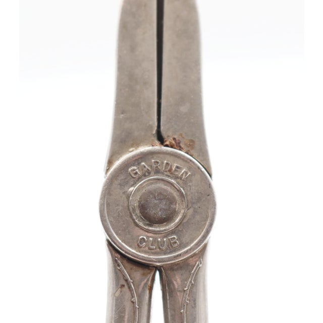 1950s Clauss Cutlery Garden Club Silver Plated Shears For Sale - Image 6 of 7