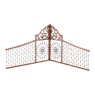 Pair of Antique Walnut Stick & Ball Sunburst Architectural Corbels C1900 For Sale