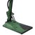 Metal Green Metal Cast Iron Bankers Table Desk Lamp For Sale - Image 7 of 8