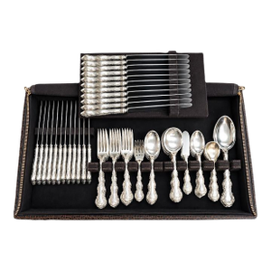 Early 20th Century Gorham Sterling Silver Flatware Set - 125 Pcs