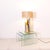 Tall Skyscaper Table Lamp in Travertine, Chrome and Brass by Sciolari, 1970s For Sale - Image 15 of 15