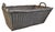 Rustic Primitive Farmhouse French Wicker Market Basket With Number Plate For Sale - Image 4 of 8