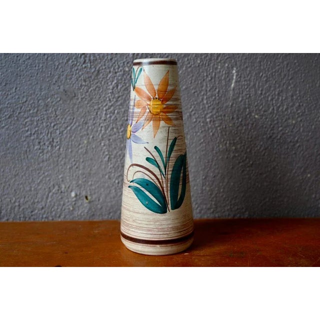 Boho Chic Vintage Flower Vase from Scheurich, 1960s For Sale - Image 3 of 8
