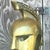Brass Vintage Regency Brass Gladiator Helmet For Sale - Image 8 of 13