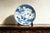 Art Deco Chinese Ceramic Plate,Blue and White Porcelain Plate Hand Painted Pine and Crane Pattern For Sale - Image 3 of 11