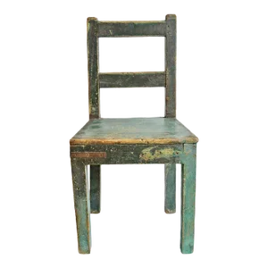 Vintage India Wood Childrens Chair