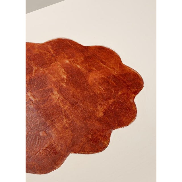 Half Moon Bedside Table in Jesmonite by Perler For Sale - Image 4 of 13