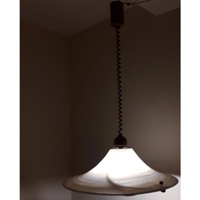 Vintage German Ceiling Lamp in Pine, 1980s For Sale - Image 14 of 15