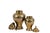 Vintage Pair of Brass Ginger Jars Mid-Century Modern Hollywood Regency.. Typically manufactured in India during the 1970s...