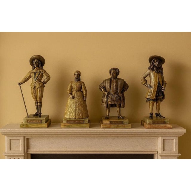 Birmingham Mint British Monarchs Bronze Figures by Anna Danesin, 1980s, Set of 4 For Sale - Image 15 of 18
