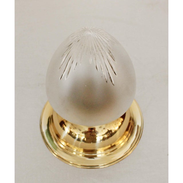 Art Nouveau Art Deco Glass Ceiling Lamp, 1890s For Sale - Image 4 of 10