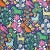 SAMPLE - Schumacher Lupita Wallpaper In Multi On Navy For Sale