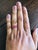 2020s Roshe Jewels 2.50ct Natural Round Cut Red Sapphire Rose Gold Band Ring, Usa, Size 7 For Sale - Image 5 of 5