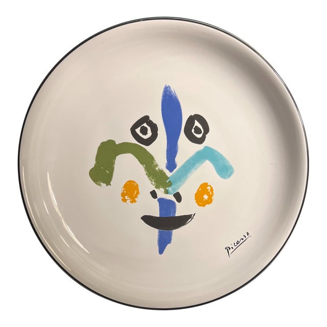 1996 Picasso Living Large Masterpiece Edition Face 1963 Pp-1 Ceramic Bowl For Sale
