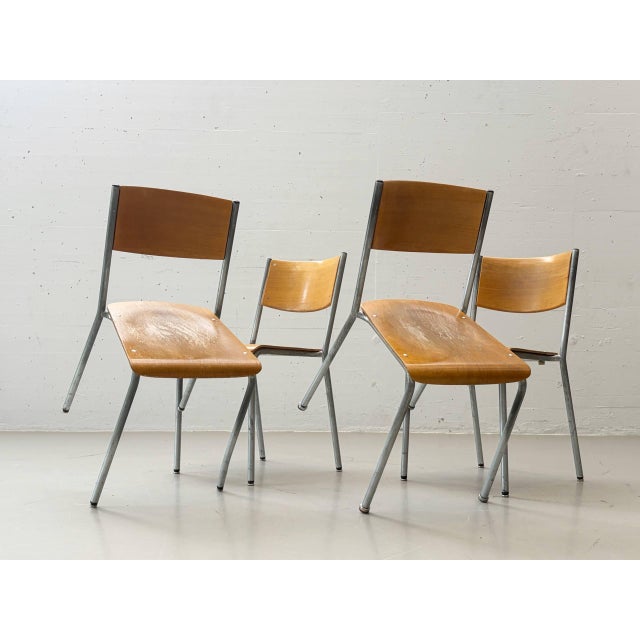 Vintage Stacking Chair by Gustav Hassenpflug for Embru, 1970s For Sale - Image 6 of 18