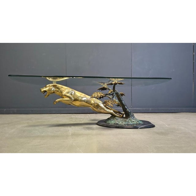 Brass Jaguar Coffee Table, 1970s For Sale - Image 10 of 14