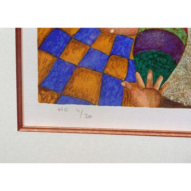 Boulanger Graciela Rodo Boulanger Jour De Vacances Hand Signed Original Lithograph Art Coa For Sale - Image 4 of 8